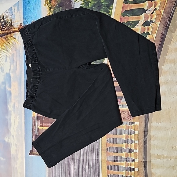 Eileen Fisher Black Pull-on High Waisted Pants Size Large - Picture 1 of 7